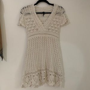 Topshop Crochet Dress sz S